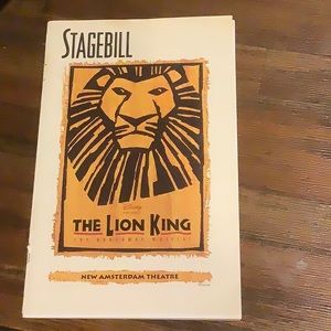 Lion King Broadway Playbill
